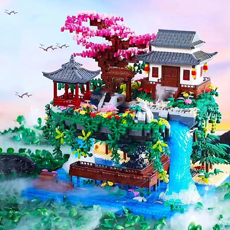2850-Piece Taohuatan DIY Building Block Set - Mixed Colors - Office and Home Desktop Decoration - Party Supplies - Creative Surprise Holiday Gifts