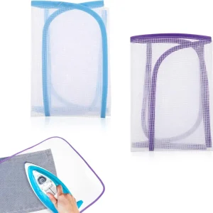 2pc Heat Protective Ironing Cloth Protector Ironing Scorch Saving Mesh Pressing Pad Cloth Insulation Pad for Easy Ironing Sewing