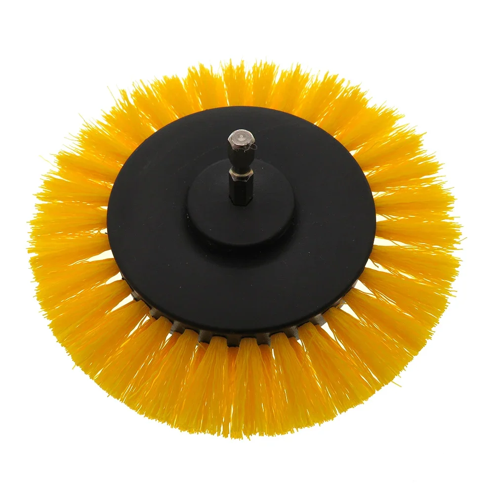 3.5 Inch Drill Cleaning Brush Scrubber Electric Brush with 1/4" Shank for Cleaning Carpets, Automotive,Kitchen, Bathrooms Grout - Image 2