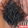 3.5CM Ultra-Invisible Black Straight Line Hair Clip Long-Lasting U-shaped Needle Lady Hairpins Curly Wavy Grips Women Bobby Pins