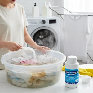 300g Effective Fabric Stain Remover Powder Laundry Whitening Bleach Agent Yellow Stain Removal Strong Decontamination Cleaning