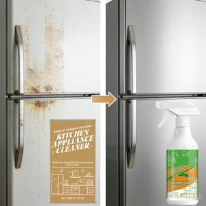 300ml Kitchen Appliance Cleaner Natural Grease Remover Spray Safe Refrigerator Surface Polish Stove Top Oven Degreaser Liquid