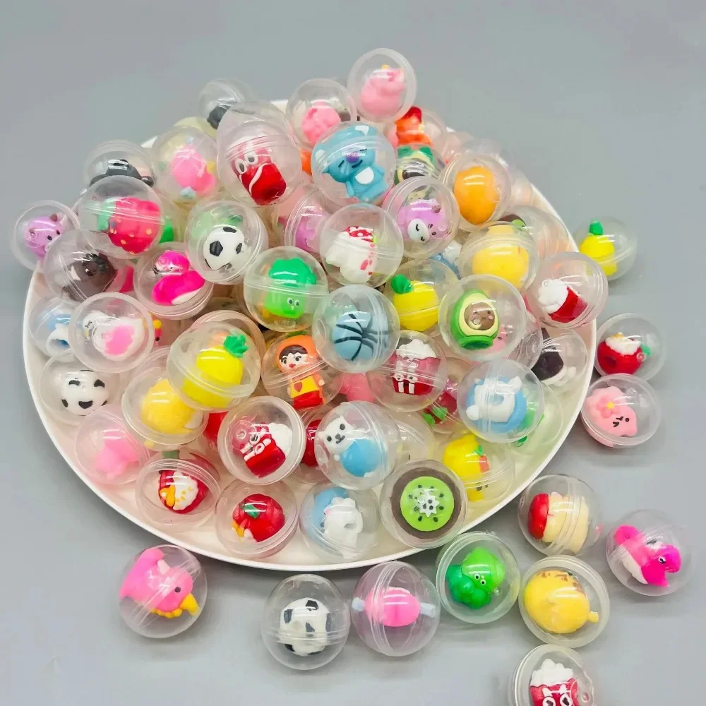 30/50 Pcs 32mm Transparent Eggshell Mixed Toy Kids Birthday Party Favor Pinata Gift Bag Filler Carnival Christmas Gift Reward - Image 4