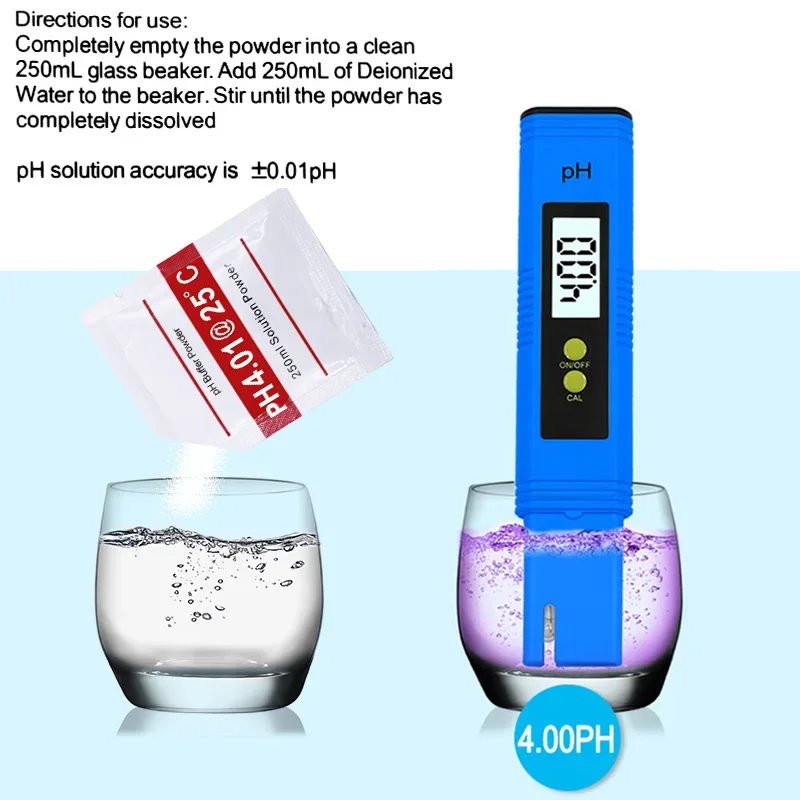 3/15pcs/set PH Standard Solution PH Meter Calibration Powder PH Standard Powder PH4.01 PH6.86 PH9.18 - Image 4