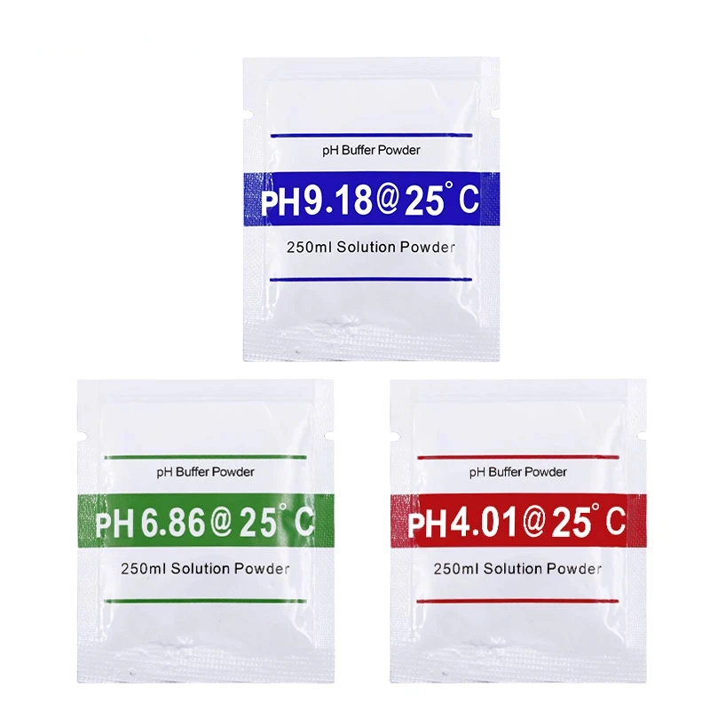 3/15pcs/set PH Standard Solution PH Meter Calibration Powder PH Standard Powder PH4.01 PH6.86 PH9.18