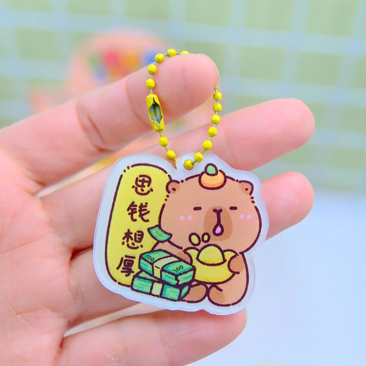 32pcs Set Capybara Blind Bag Box Acrylic Pendant Keychain Hanging Decoration Children Toy Peripherals Gift Collectibl - Image 4
