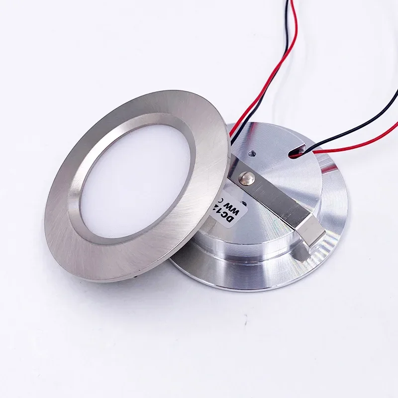 3W LED Small Downlight 12V Indoor Ceiling Lamp Kitchen Bar Bedroom Wardrobe Decorative Spot Down Light RV Camping Lighting