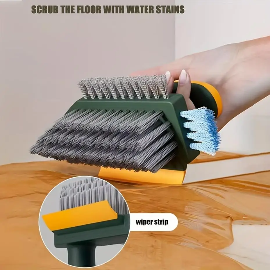 4 in 1 Brush Squeegee for Gap Groove Cleaning Tool Glass Scraper Kitchen Bathroom Floor Tire Cleaner Brushes Home Cleaning Brush - Image 6