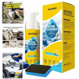 4-in-1 Multi-enzyme Foam Cleaner, New Foam No-rinse Cleaner, All-purpose Deep Cleaning Spray For Car Interior, Kitchen Grease