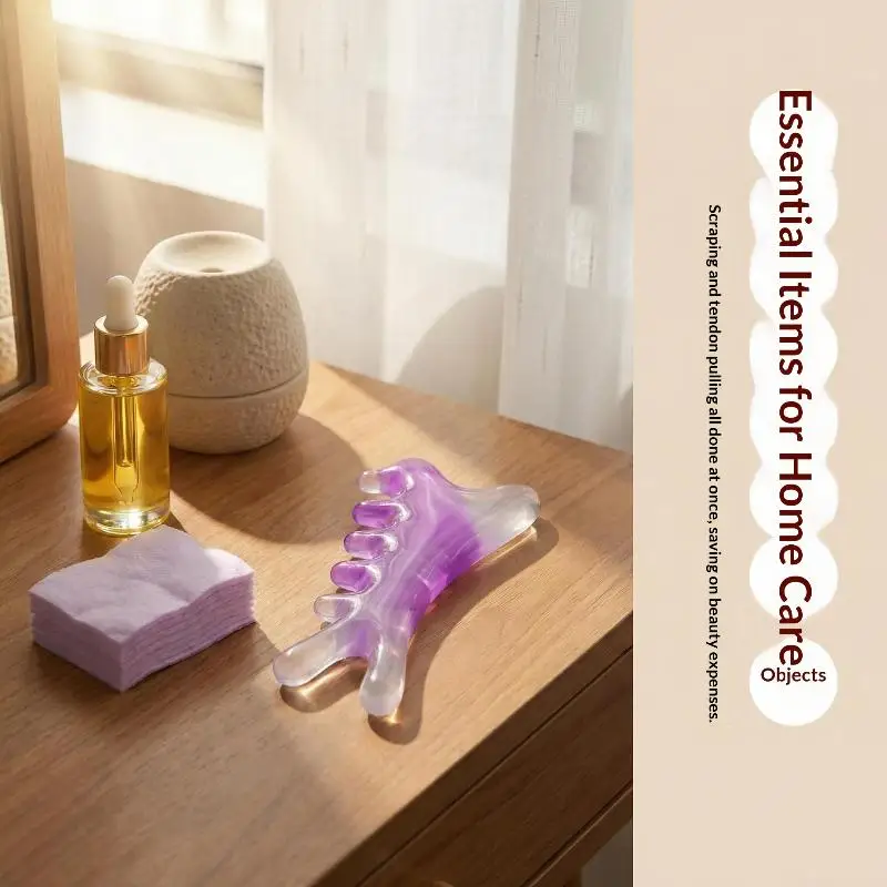 4-in-1 Resin Combs for Head and Face Massager and Meridian Scraping Relaxation Tool - Image 5