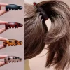 4 pcs Banana Clips, Small Size, Vertical Clips for Women, Elegant High Ponytail Hairpins, Twist Clips, Simple Hair Accessories