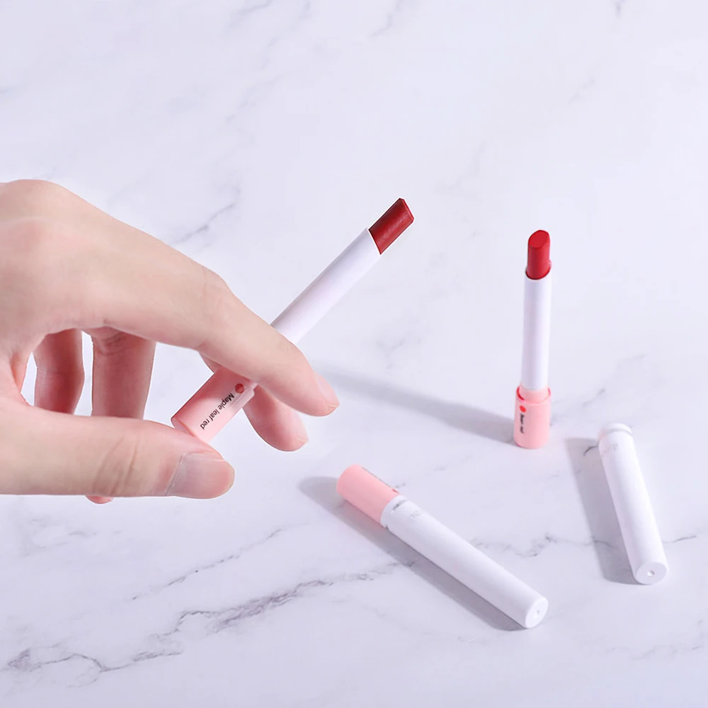 4 pcs/set Cigarette Lipstick Set Long Lasting Lip Glaze Matte Lip Gloss Waterproof Lip Stick Tube Nude Lip Tint Makeup Cosmetics - Image 5