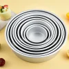 4/5/6/7/8/9/10 Inch Cake Bake Pan Aluminum Alloy Round Cake Tin Heat-Resistant Non-Stick Cake Bakeware Kitchen Dessert Baking