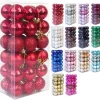 4CM Christmas Ball Decoration Hanging Xmas Tree Pendent Ornaments for Home Decor Navidad New Year 2026 Party Supplies Accessory