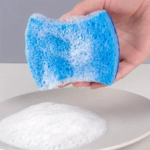4PCS Nano Sponge - Scrub for Pots/Dishes, Super Absorbent Cleaning Sponge W/Non-Scratch & Fast Drying Kitchen Items