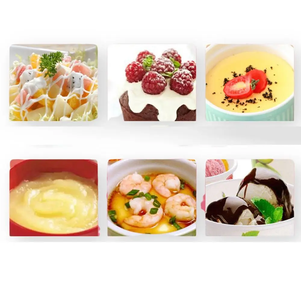 4Pcs Dishwasher-Safe Colorful Ramekins for Baking Oven Safe Ceramic Condiment Dish Mini Stackable Creme Brulee Dishes Souffle - Image 4