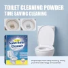 4pcs Toilet Cleaning Powder Stain Limescale Odor Remover Deodorizing Descaling Bowl Cleaner Bathroom Household Cleaning Care