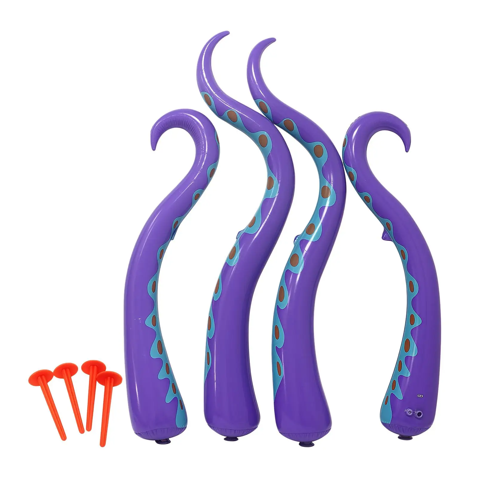 4x Halloween Inflatable Octopus Tentacles PVC Horror Supplies Creative Window Decorations for Door Window Garden Lawn Yard 4x Halloween Inflatable Octopus Tentacles PVC Horror Supplies Creative Window Decorations for Door Window Garden Lawn Yard