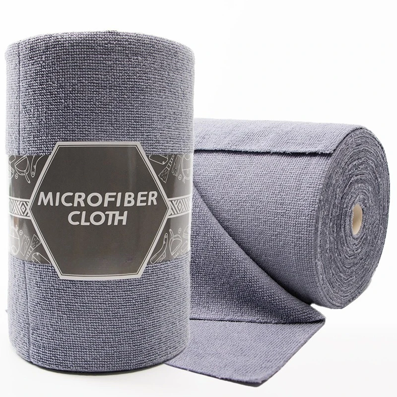 50 Sheetes/Roll Reusable Cleaning Wipe Household Kitchen Cloth Microfiber Towel Rolls Dish Rags Wash Paper Towel Replacement