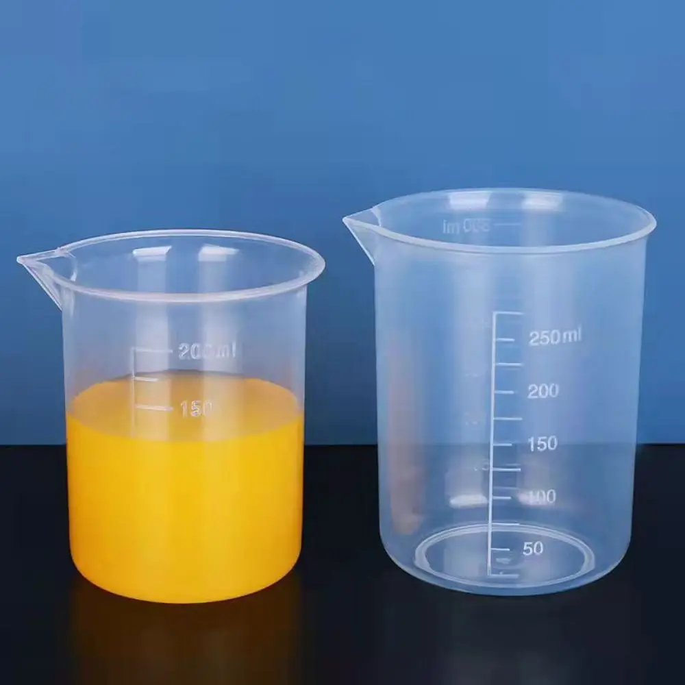50/100/150/200/250/500/1000ML Stackable with Scale Thickened Transparent Graduated Cylinder Beaker Measuring Cup Mixing Cups - Image 2