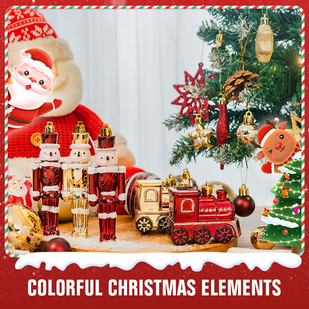50Pcs Christmas Ball Ornaments Set Shatterproof Christmas Tree Decorations Christmas Tree Hanging Decors for Family Gatherings - Image 4