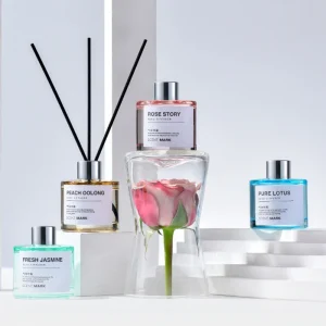 50ml Reed Diffuser Sets Rose Lavender Jasmine Essential Oil with Expanding Stick Hotel Home Aromatherapy Air Fresh Fragrance