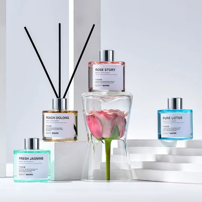 50ml reed diffuser set Lavender Jasmine bottle with Fragrance expanding stick Hotel Home Aromatherapy Air Fresh Fragranc scents - Image 2