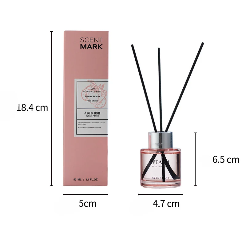 50ml reed diffuser set Lavender Jasmine bottle with Fragrance expanding stick Hotel Home Aromatherapy Air Fresh Fragranc scents - Image 6