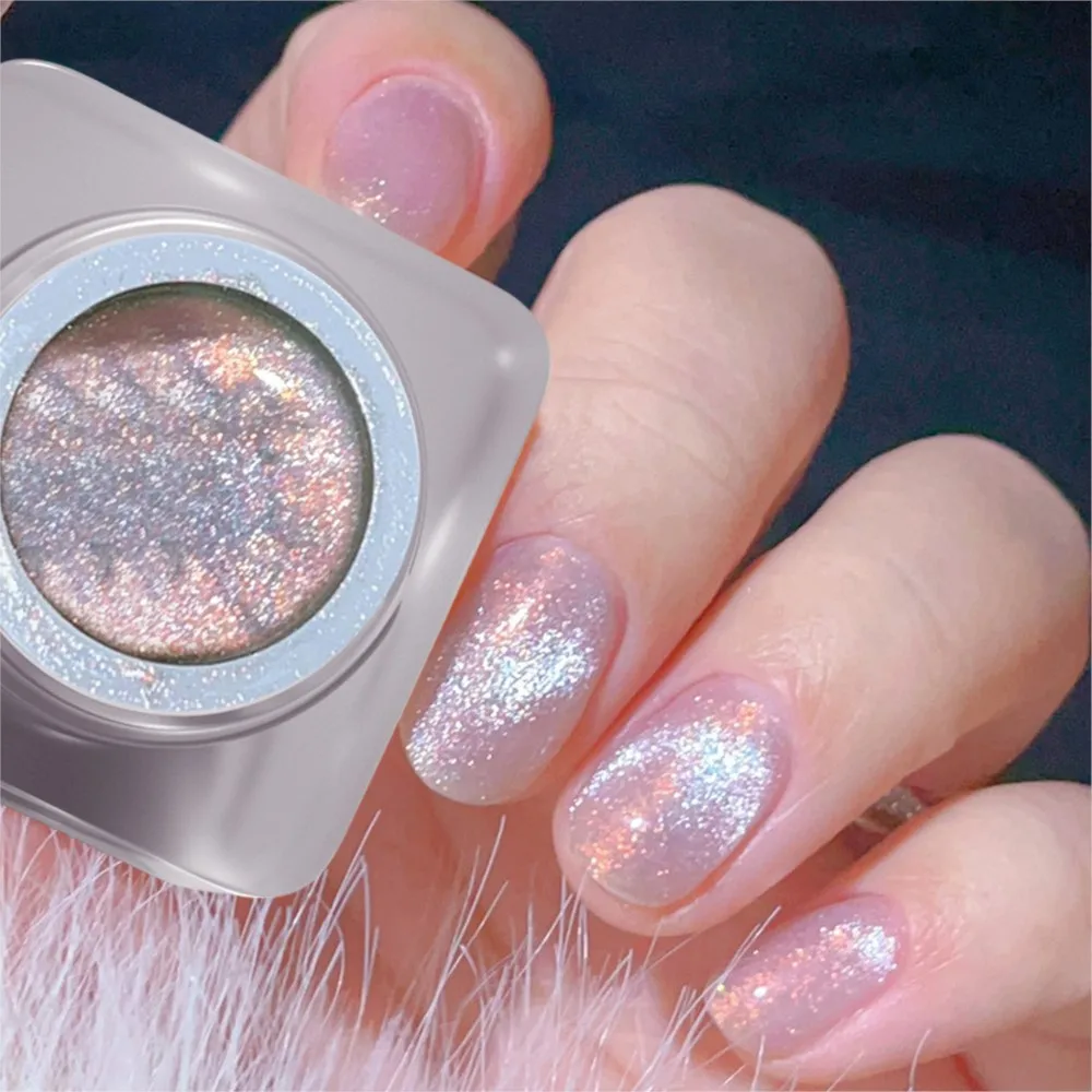 5ML Flash Sparkling Galaxy Cat Eye Gel Nail Polish Glue 3Colors Magnetic Cat Eye's Gel Star Shinying Manicure Cat Eye Magnet Gel - Image 2