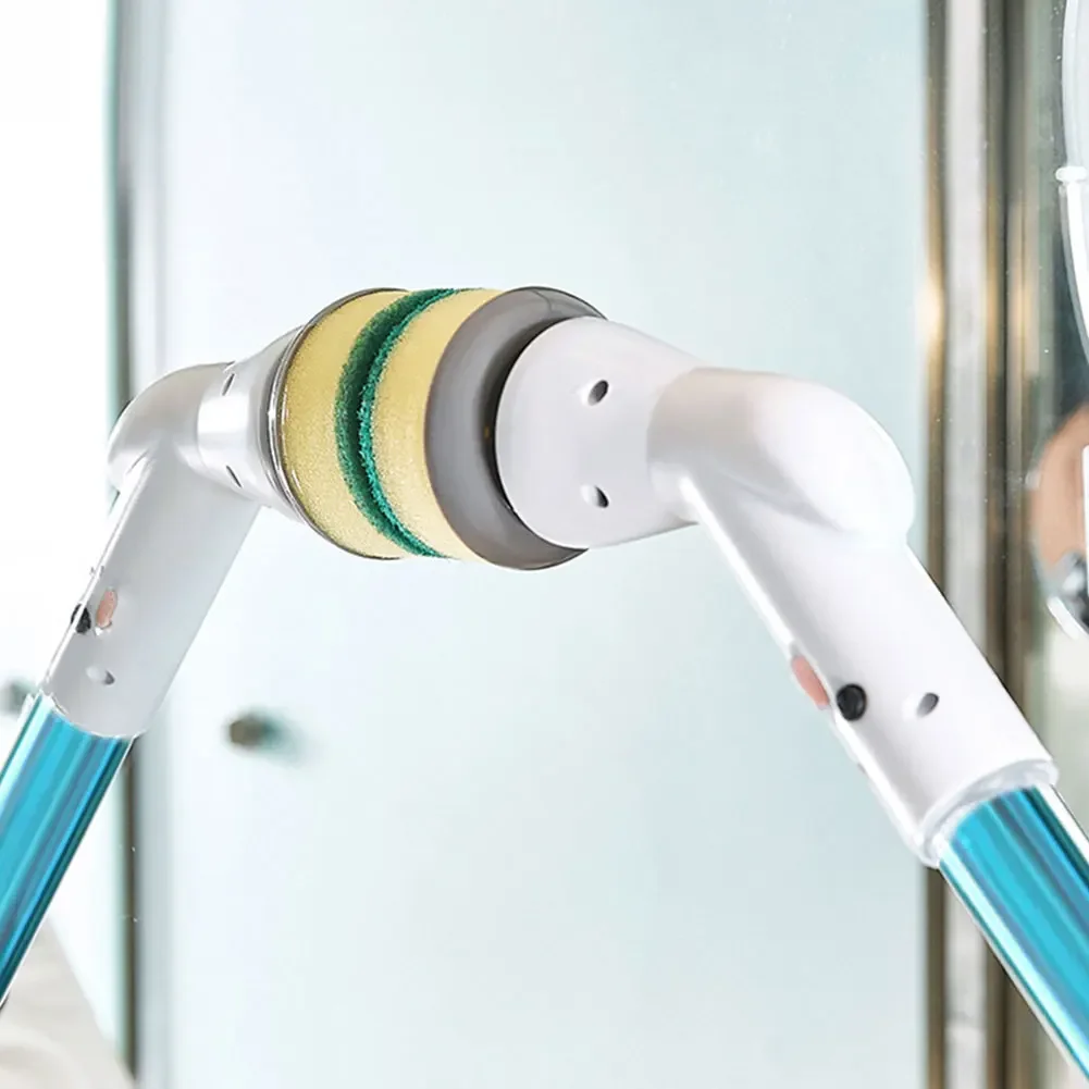 6 In 1 Cleaner Electric Cleaning Brush Spin Scrubber Kitchen Bathroom Household Rechargeable Rotary Cleaning Brush Tool For Home - Image 2
