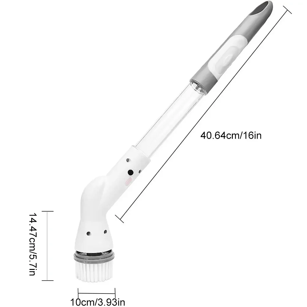 6 In 1 Cleaner Electric Cleaning Brush Spin Scrubber Kitchen Bathroom Household Rechargeable Rotary Cleaning Brush Tool For Home - Image 6