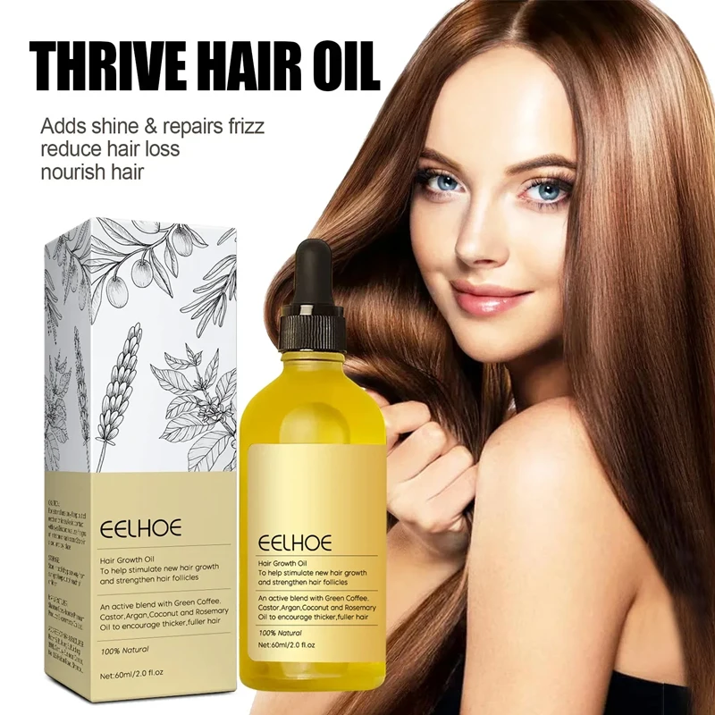 60ml Rosemary Dense Hair Essential Oil Veganic Lavender Repair Hairs Damage Prevent Hair Loss Smooth Hairs Nourish Hair Care Oil - Image 2