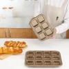 6/12 Cavity Baking Tray Square Multi-purposebakingtray Non-Stick Mini Muffin Baking Cake Pan Muffin Tin Tray Kitchen Accessories