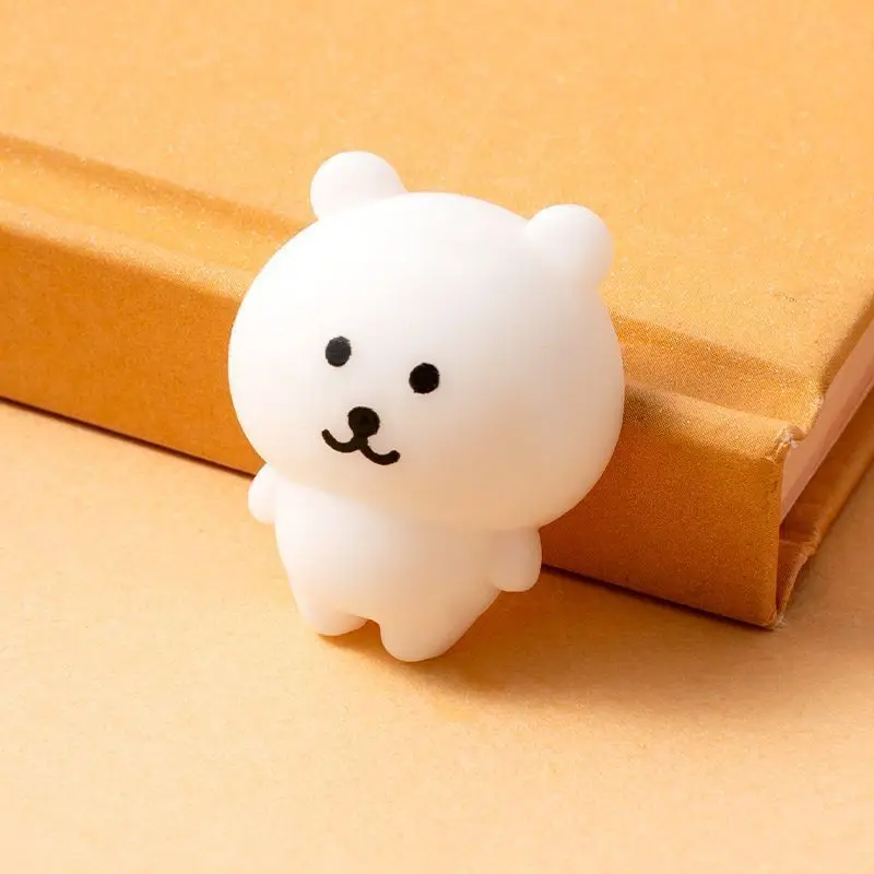 6/12pcs Self Deprecating Bear Pinch Fun Toy - Cute Expression Stress Relieving Little Nose Ga Children's Prize Gifts For Kids - Image 5