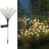 6/8/10LED Solar Lights Garden Firefly Lights Outdoor Garden Wedding Halloween and Christmas Atmosphere Decorations