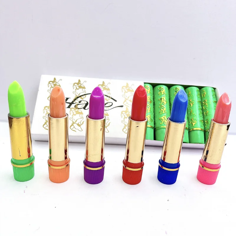 6PCS/BOX Magic Color Changing Lip Balm Set Long Lasting Butterfly Lip Liner Waterproof Sexy Velvet Lipstick for Lip Care Makeup - Image 2