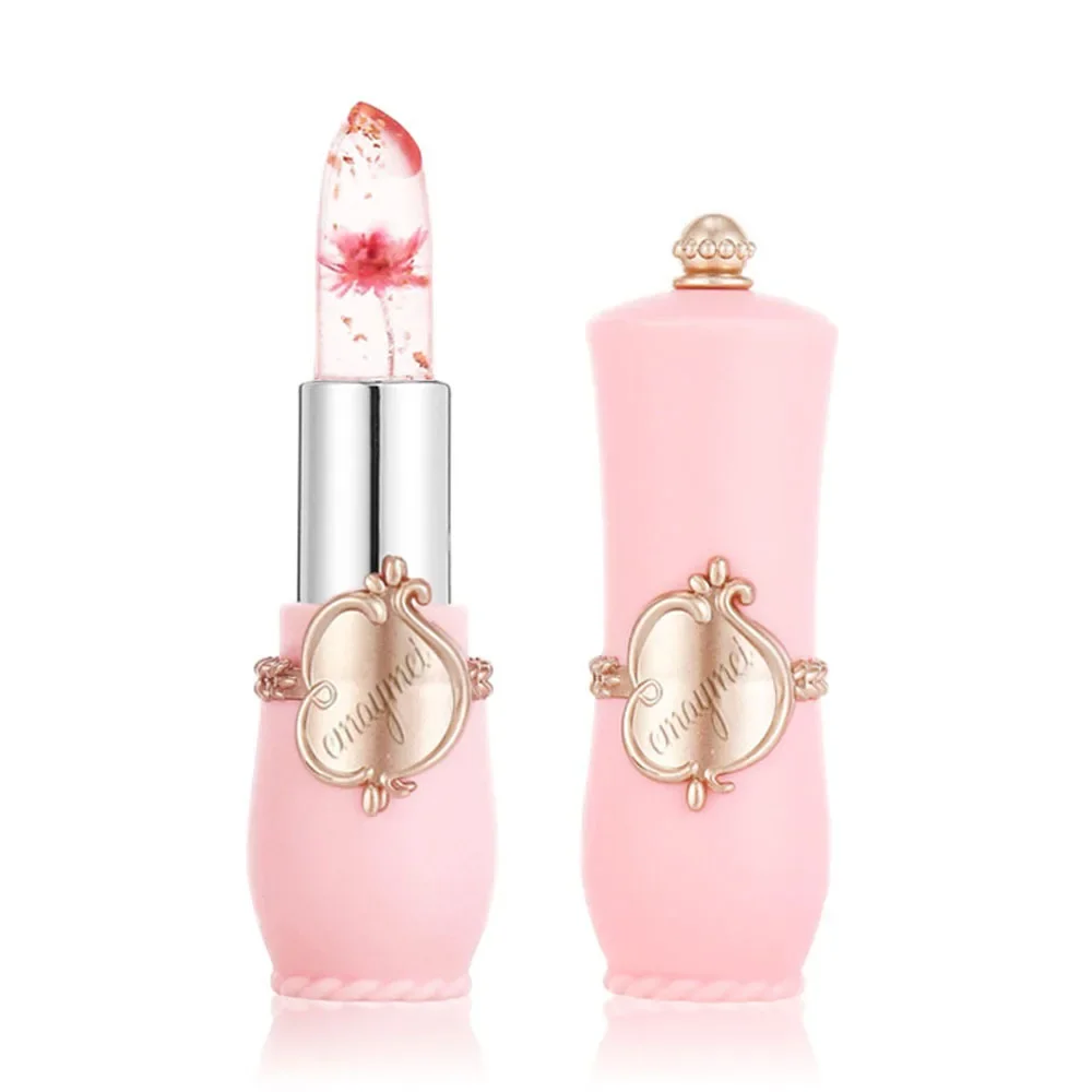 6pcs Make Up Lipstick Set Dry Flower Jelly Crystal Clear Long Lasting Moisturizing Lips Color Change Pink Lip Gloss Cosmetics - Image 6