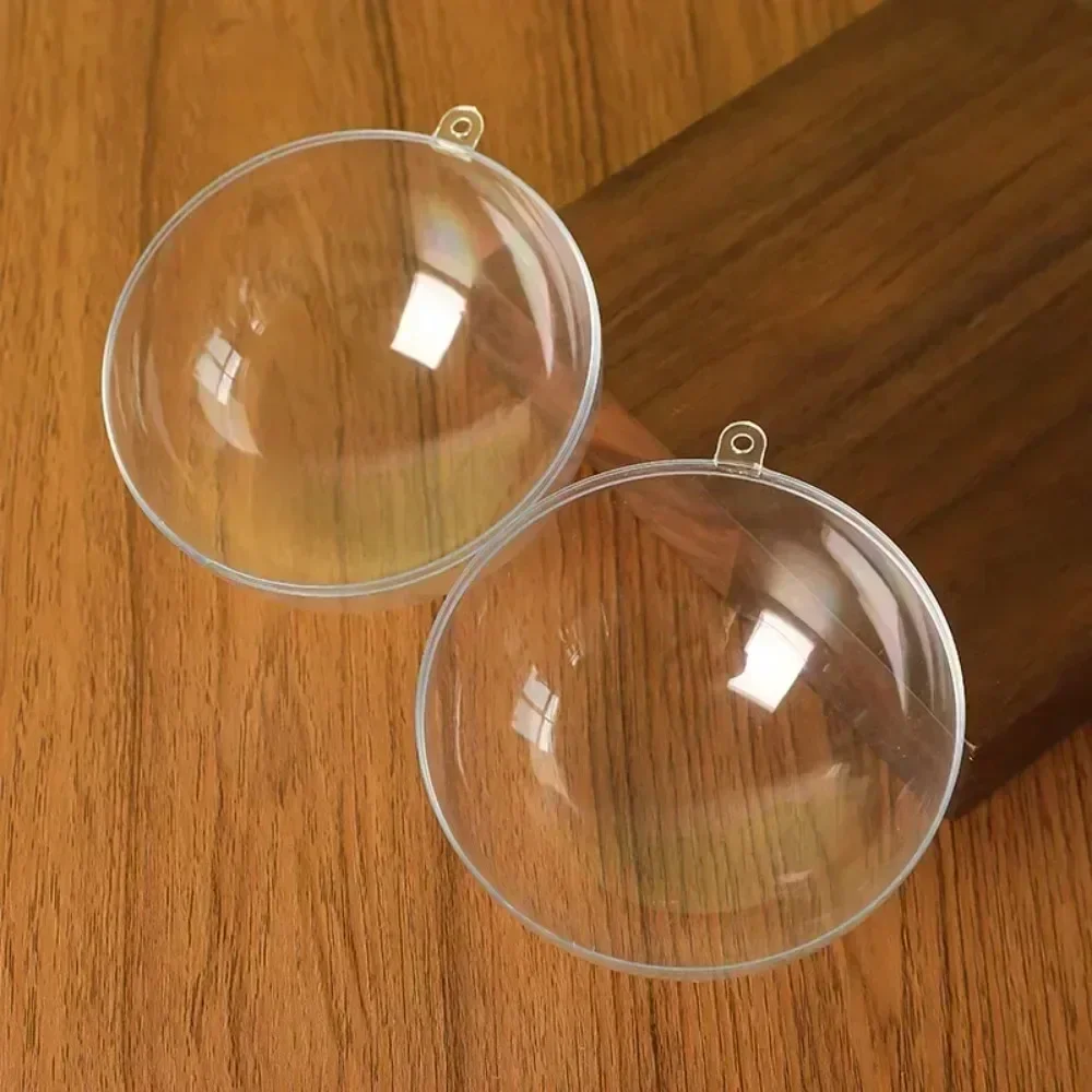 7-16CM Large Transparent Plastic Acrylic Ball Fillable Ornament Ball for Manual Wedding Christmas Party Home Decoration - Image 6