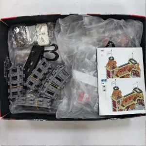 71044 Train And Station Building Blocks Set 2925 PCS with Remote Control Motor Railway Track Kids Birthday Gift Toys