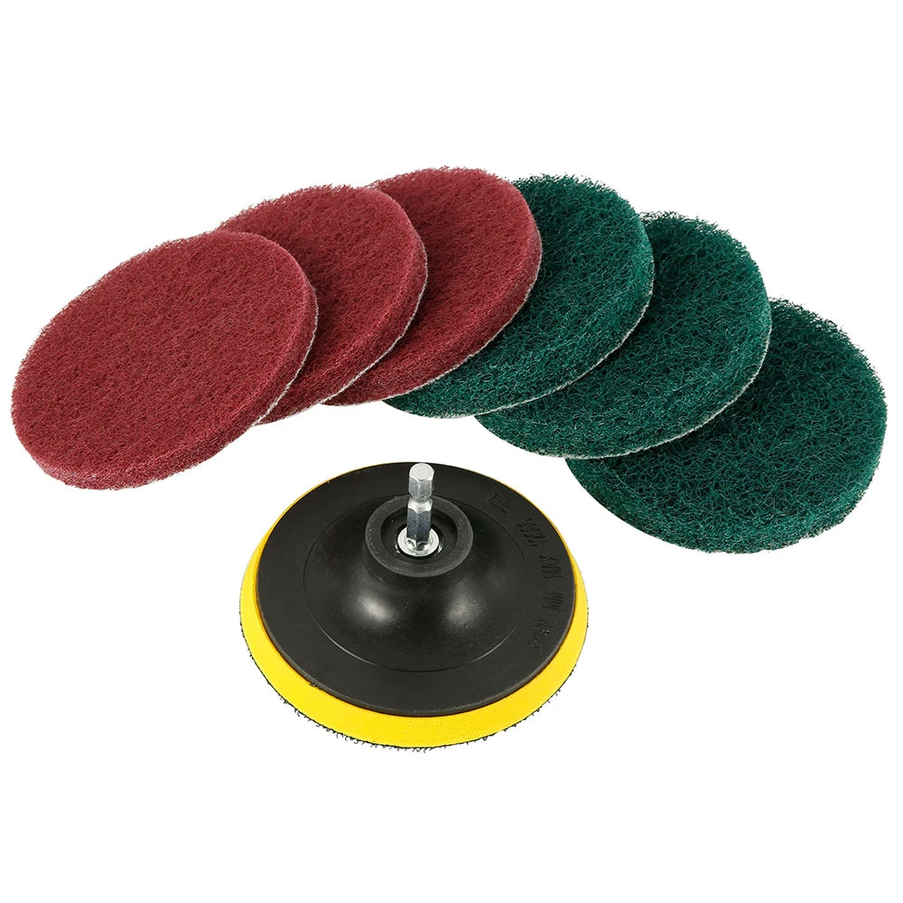 8-Piece Electric Drill Brush Kit Power Scrubber for Tile Bathroom Kitchen Car Cleaning Polishing Pads Deep Cleaning Tool Set - Image 3