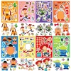 8/16Sheets Make a Face Cartoon Disney Toy Story Stickers DIY Ryder Chase Assemble Jigsaw Kids Toy Children Boys Game Party Gift
