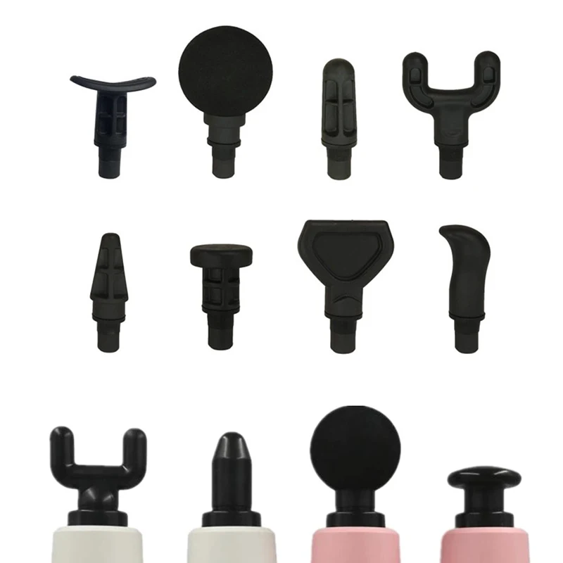 8PCS Replacement Heads For Massage Muscle Stimulator Body Relaxation Shaping Exercising Fascia Massager Heads - Image 5
