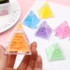 8Pcs 3D Triangle Rolling Ball Maze Magic Cube Toys for Kids Birthday Party Favors Pinata Fillers School Rewards Goodie Bag