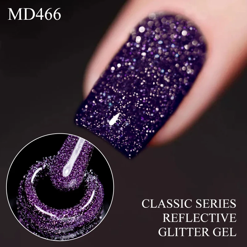 8ml Classic Series Reflective Glitter Gel Nail Polish High Gloss Shiny UV LED Soak Off Nail Supplies Manicure DIY Varnishes - Image 5