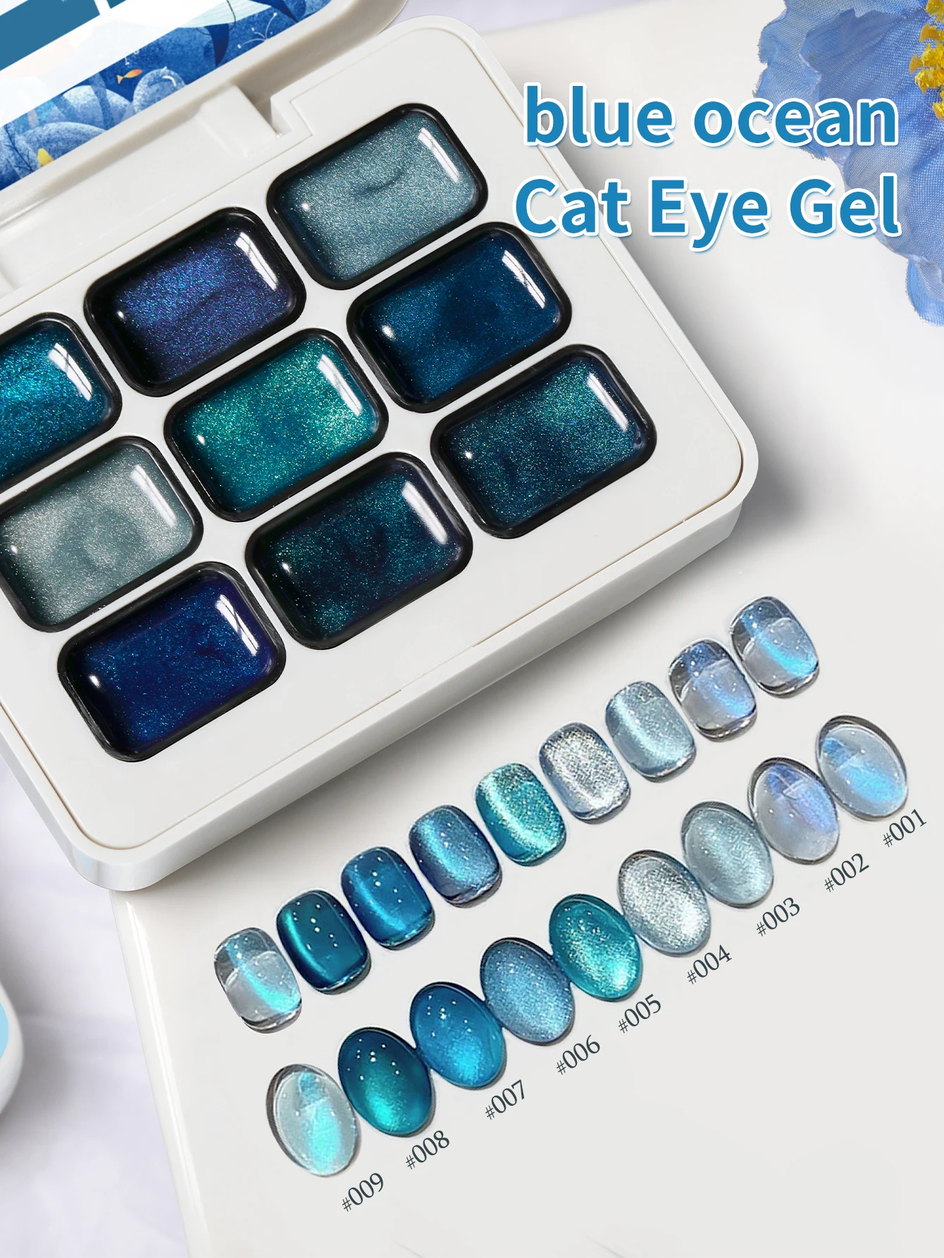 9 Colors Patting Gel Smudge Canned High Saturation Popular Semi-Solid Nail Polish Gel Nail Salon Special - Image 5