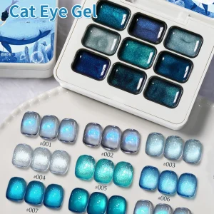 9 Colors Patting Gel Smudge Canned High Saturation Popular Semi-Solid Nail Polish Gel Nail Salon Special