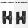 90/180 Degree Flip Door Lock Home Security Sliding Door Latch Small Gate Latches Hardware Anti-theft Lock Zinc Alloy Door Bolts