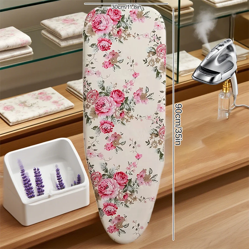 90Cmx30cm Cotton Ironing Board Cover Blanket Pad Thick Padding Resists Scorching Ironing Board Padded Cover - Image 2