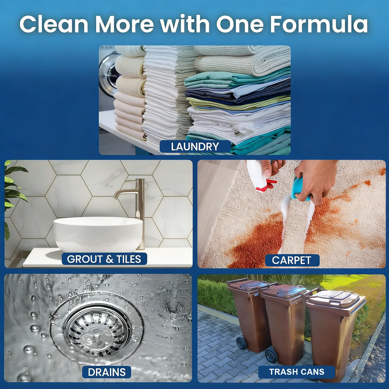 99% Pure Sodium Percarbonate Oxygen Bleach Powder. Chlorine-Free Laundry Stain Remover & Whitener.Color-Safe All-Purpose Cleaner - Image 4
