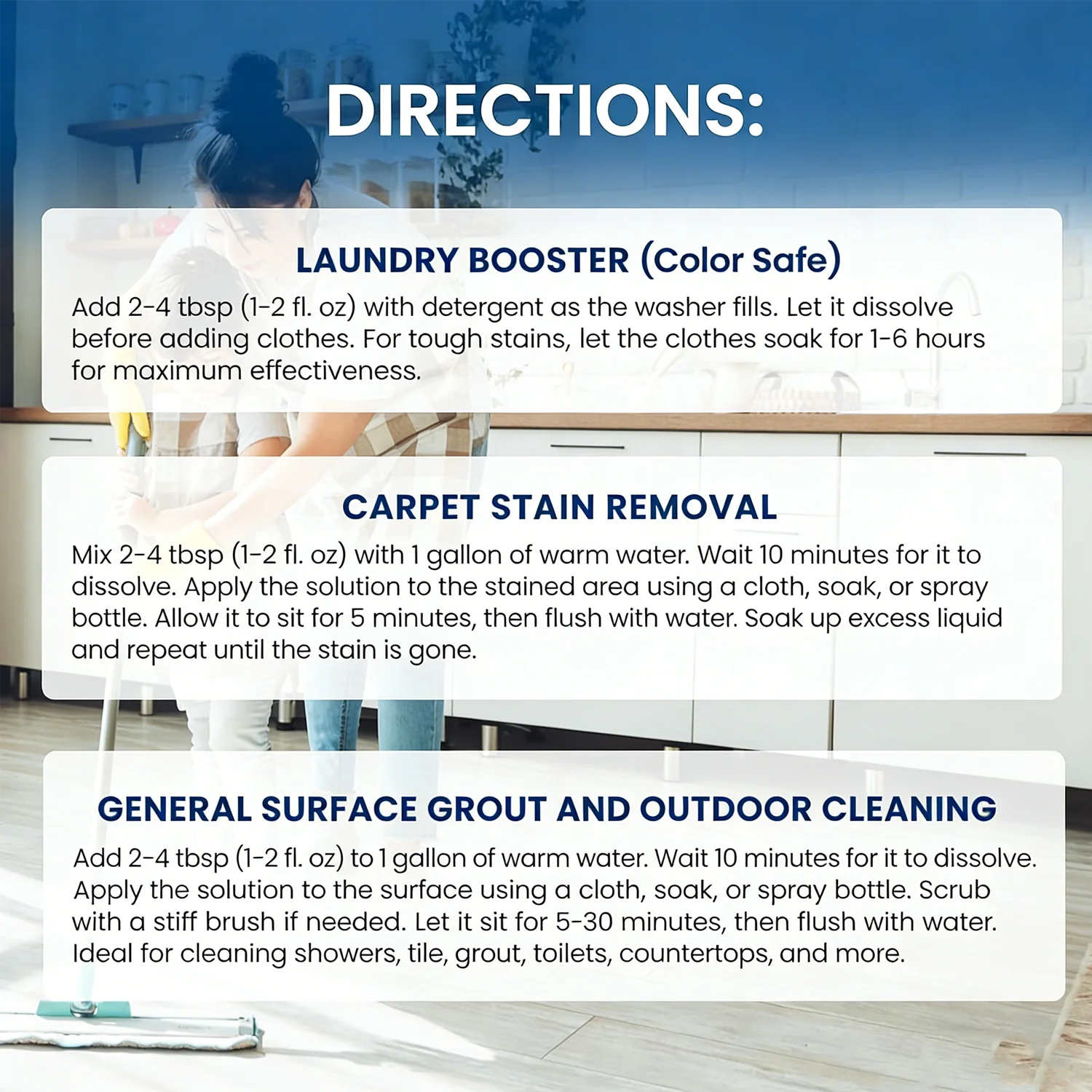 99% Pure Sodium Percarbonate Oxygen Bleach Powder. Chlorine-Free Laundry Stain Remover & Whitener.Color-Safe All-Purpose Cleaner - Image 6
